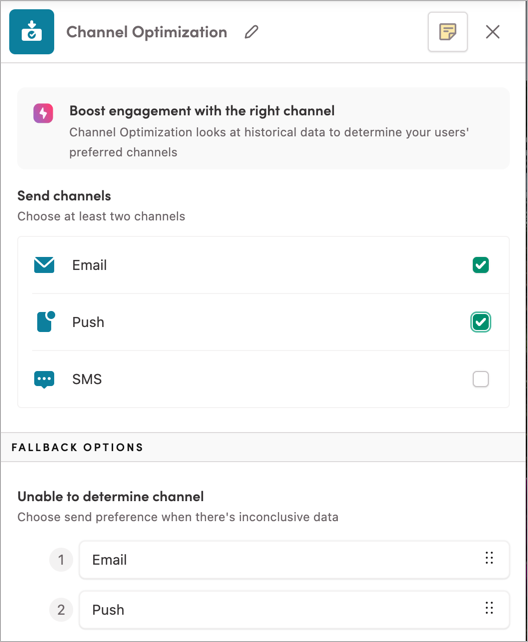 Channel Optimization