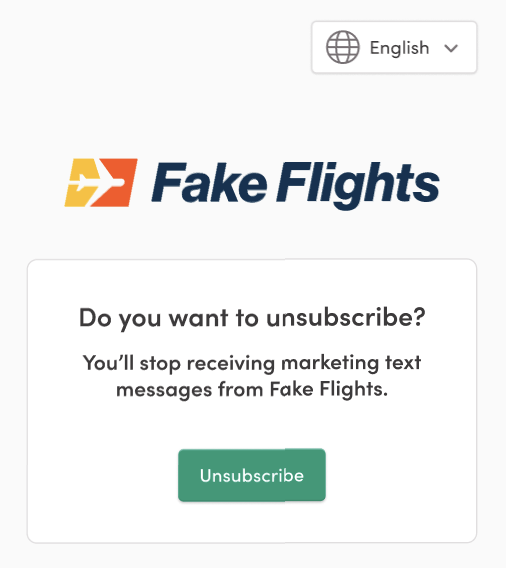 Unsubscribe by phone