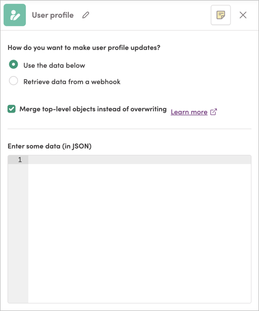 The User Profile tile