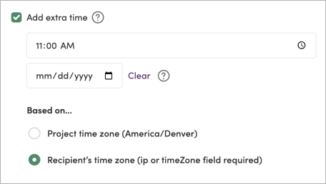 Adding extra time to a delay
