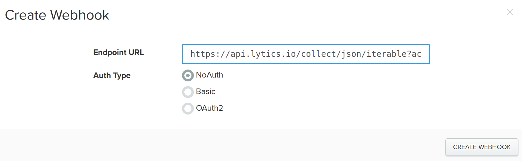 Specifying an endpoint URL