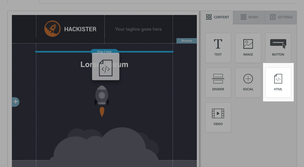 Iterable's template editor