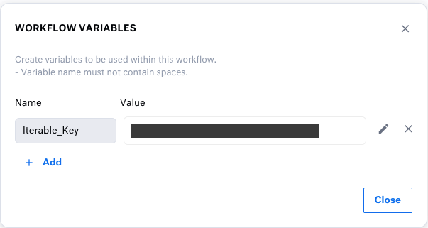 Workflow Variable Values