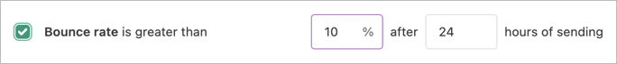 Creating an alert