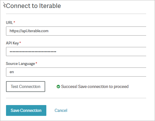 Setting up the connection
