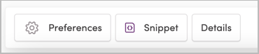 Snippet button