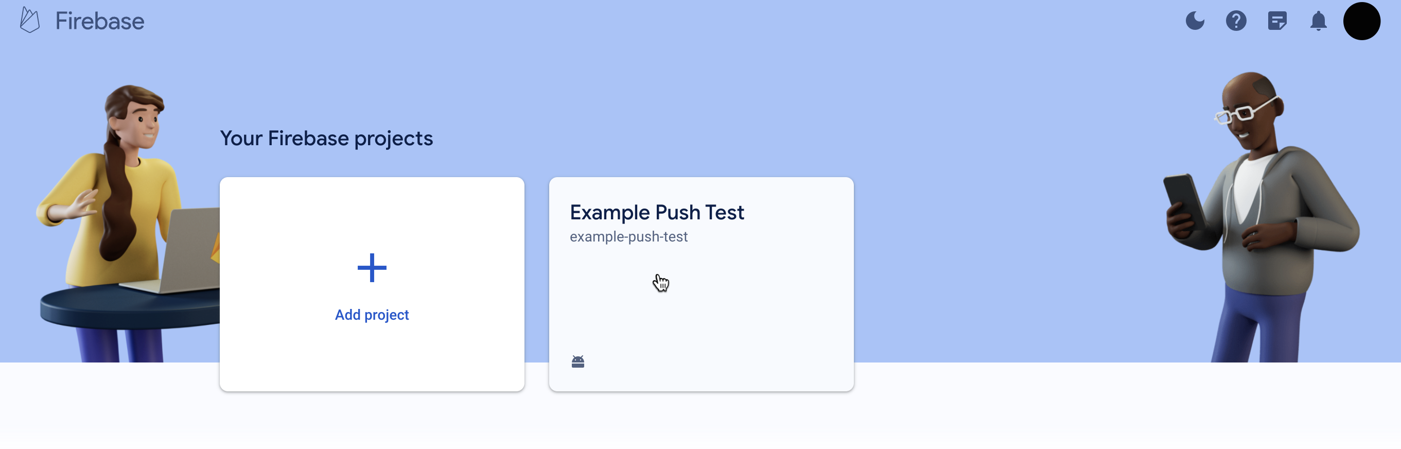 Choosing an app in Firebase Choosing an app in Firebase