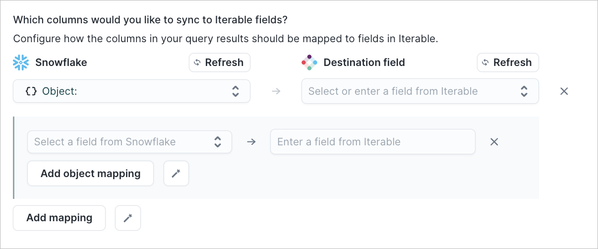 Add object mapping