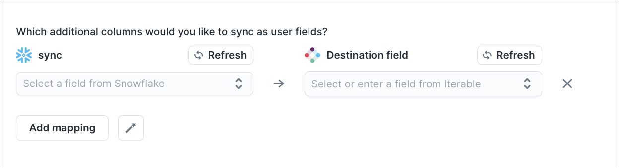 Field mapping
