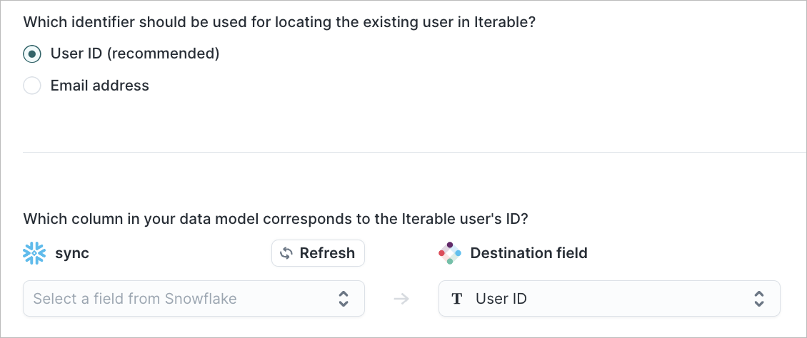 Match by user ID
