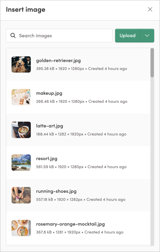 Iterable's image uploader
