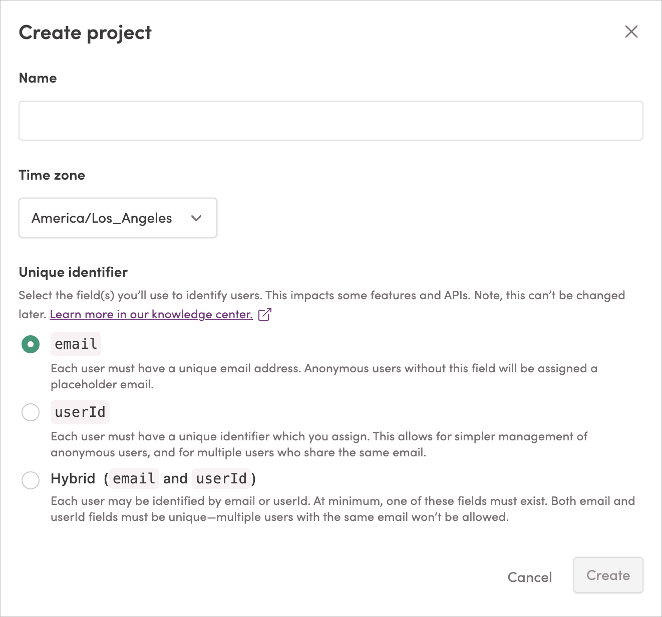 Creating a sandbox project in Iterable