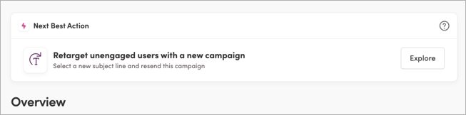 Analytics for retargeting campaign