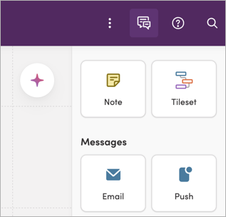 The chat icon