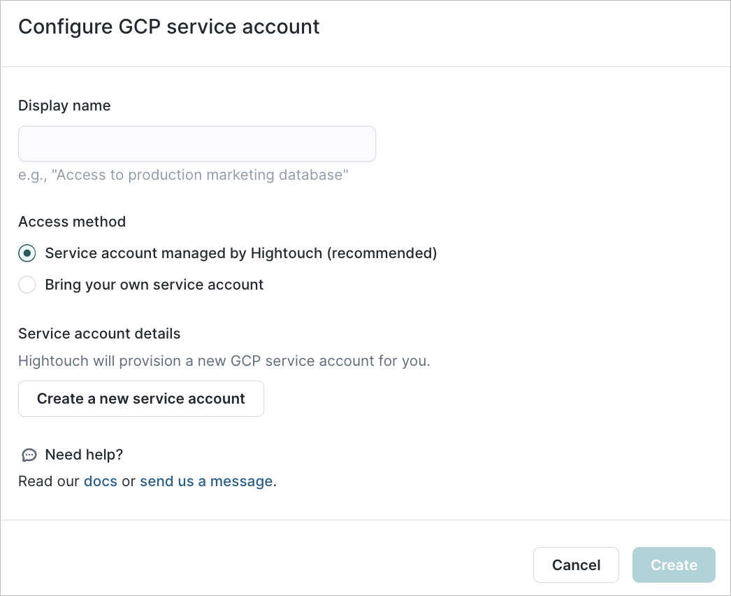 Managed service account