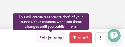 Editing a journey