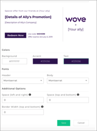 Creating a custom tag in Wove