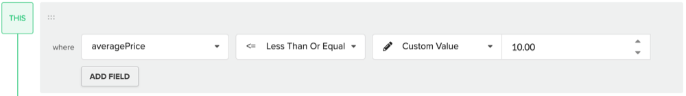 Static search criteria