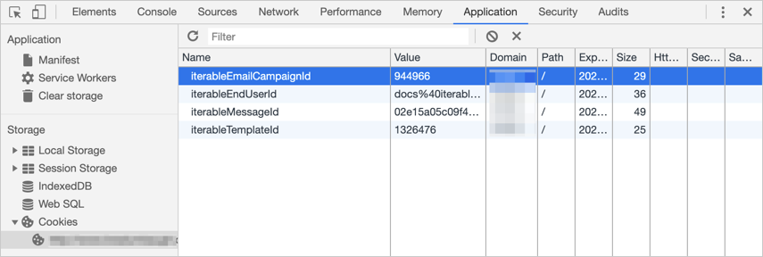 Cookies in Chrome