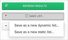 Creating a new static list