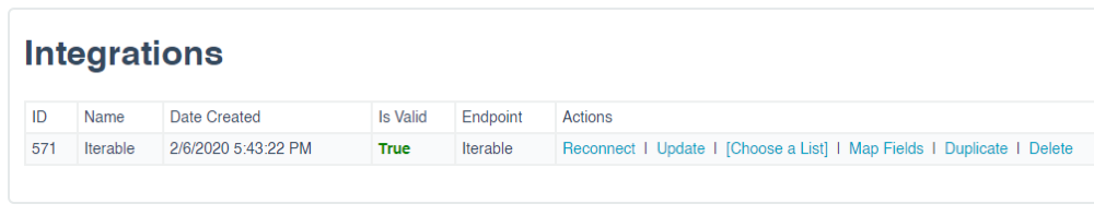 Configuring a Push Planet integration