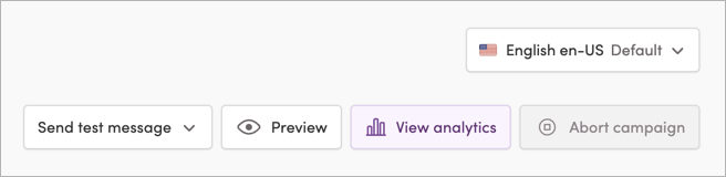 The View Analytics button