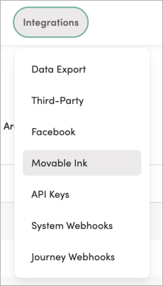 Selecting the integration