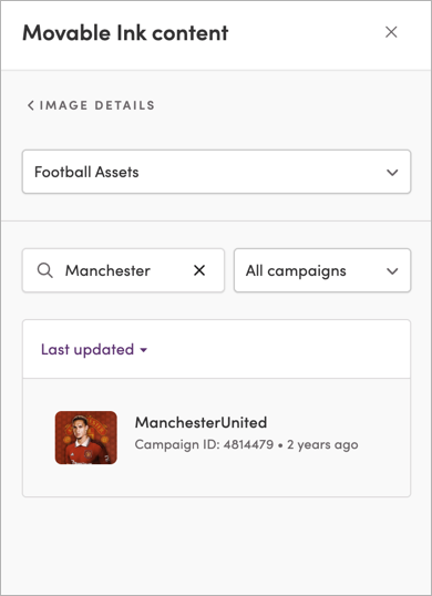 Filtering the content list