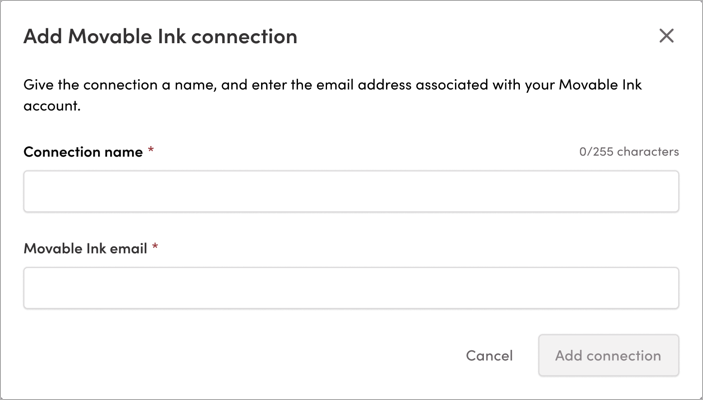 Adding a connection