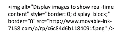 Copy/pasting an image tag