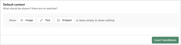 Adding fallback content