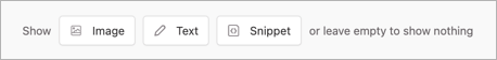 Selecting content to display