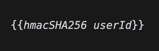 hmacSHA256 helper example
