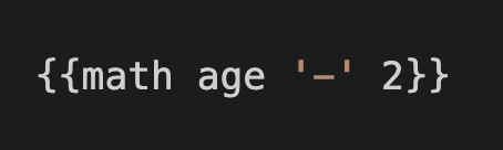  helper subtracting example