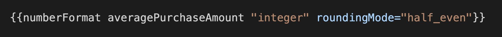 numberFormat half_even rounding mode example