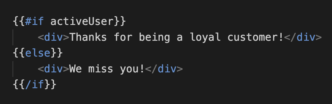 Example #if helper