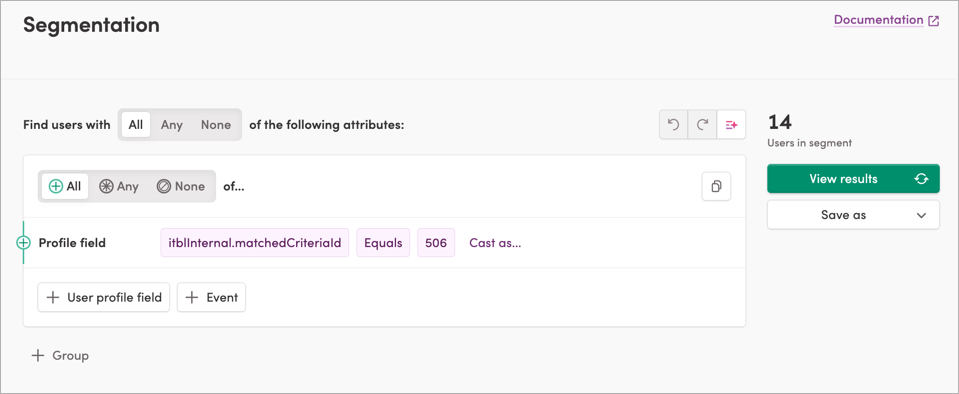 Segmenting unknown users