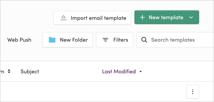 The New Folder button