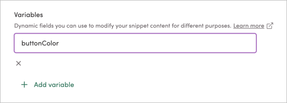 Adding a variable