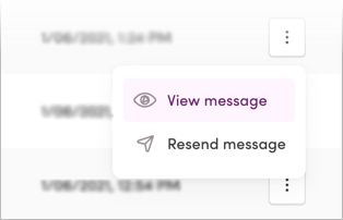 View and resend messages from Event history