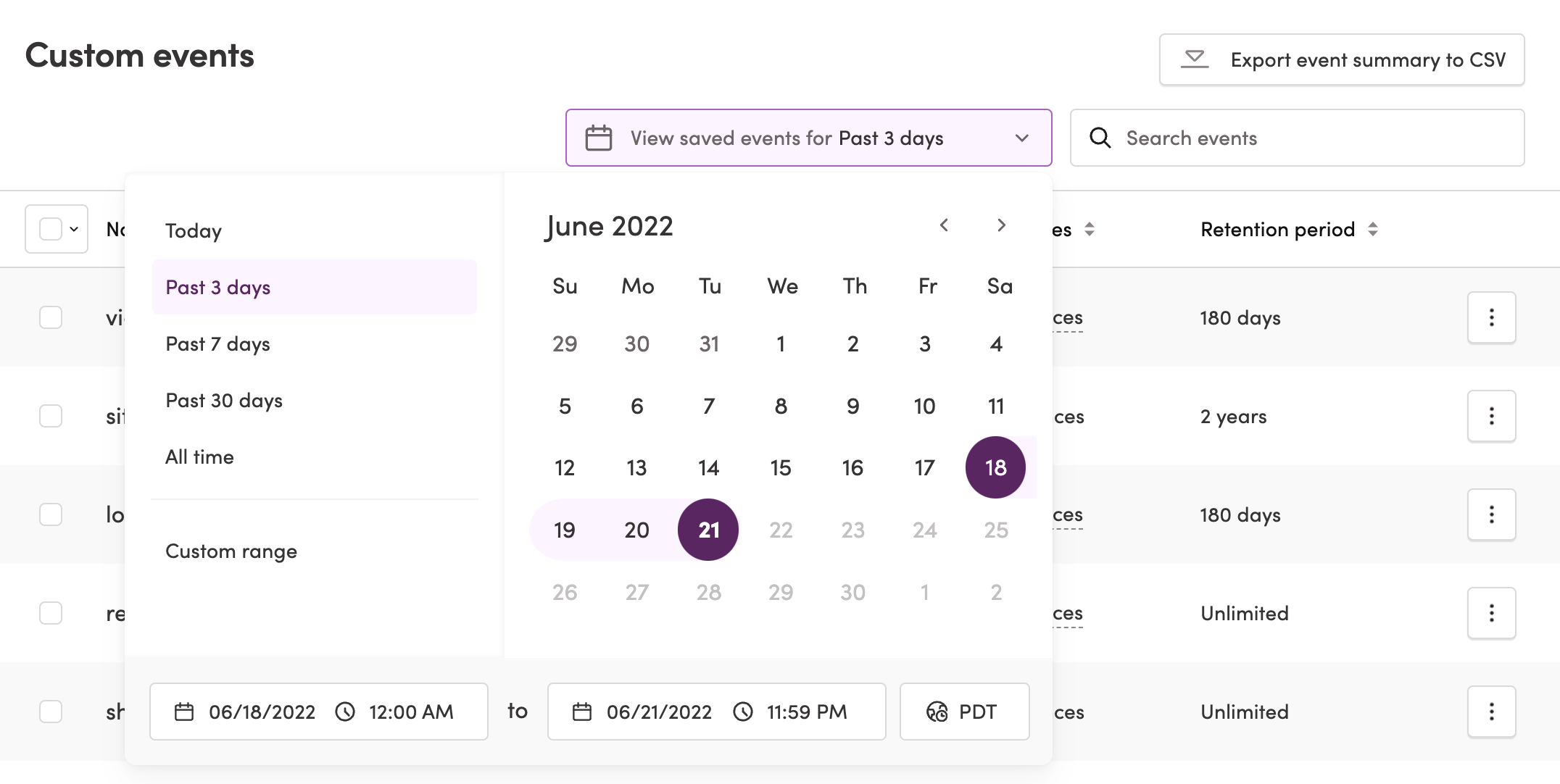 Date picker