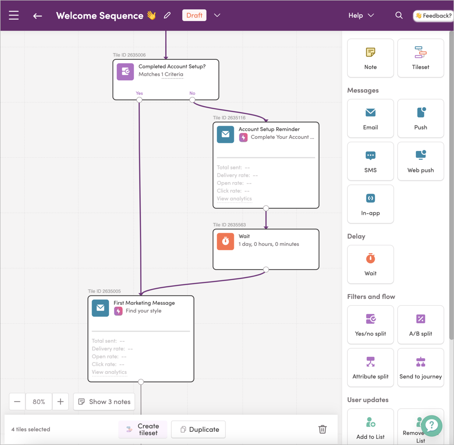 Journey Setup: Delay Tiles – Iterable Support Center