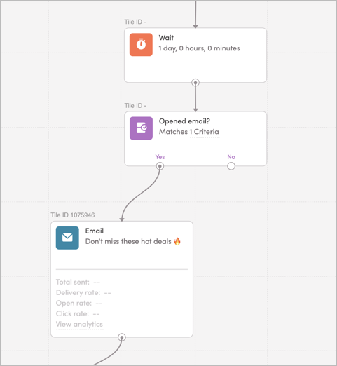 Removing users with a Yes/No Split tile