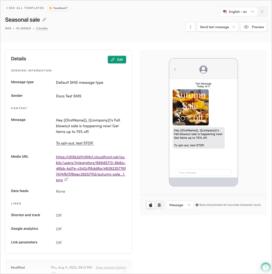 Template campaign example