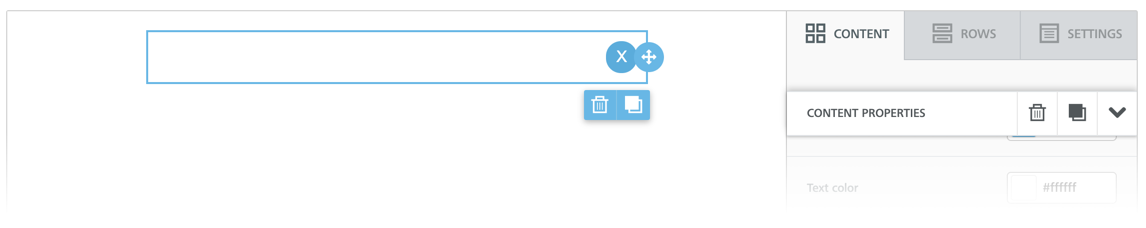 Circle close button