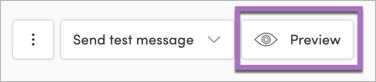 Template preview button